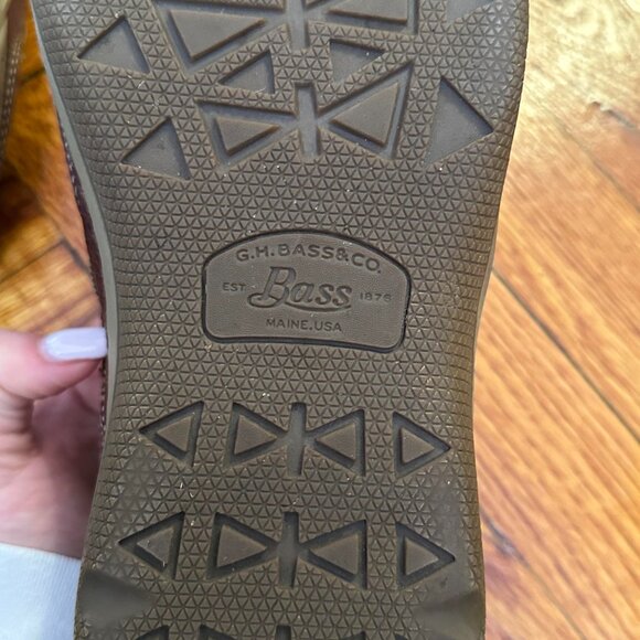 G.H. Bass & Co. Baron 3 Men's Leather Slip On Loafers Shoes Size 8 M - Picture 2 of 4